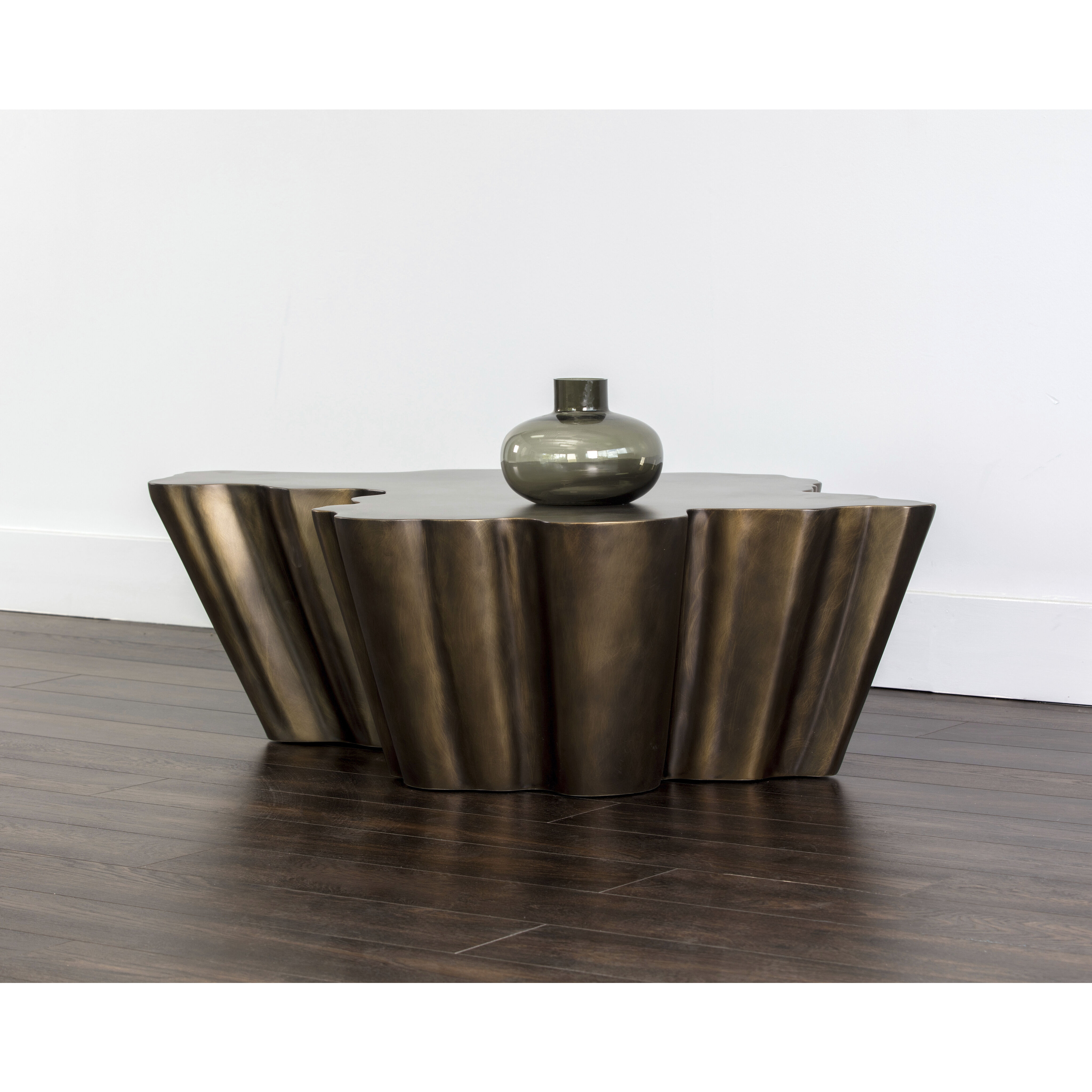 Lynx 47.25 X 33.75 inch Antique Bronze Coffee Table